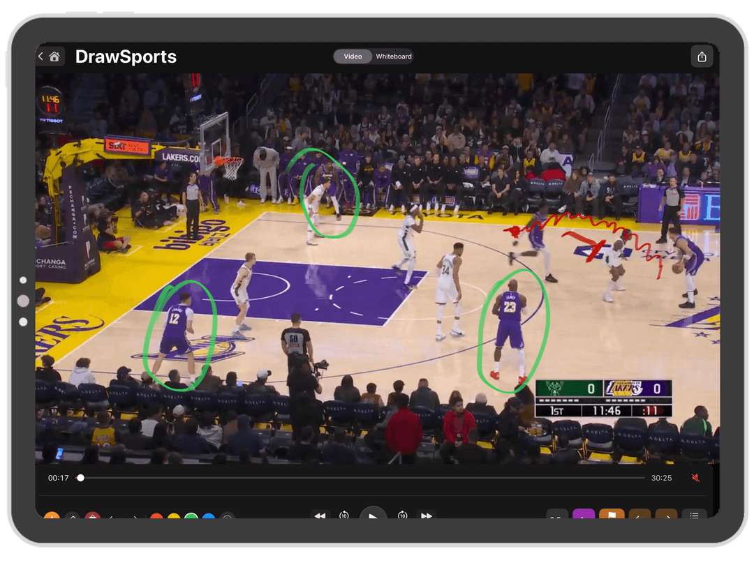 DrawSports - Videoanálisis en iPad